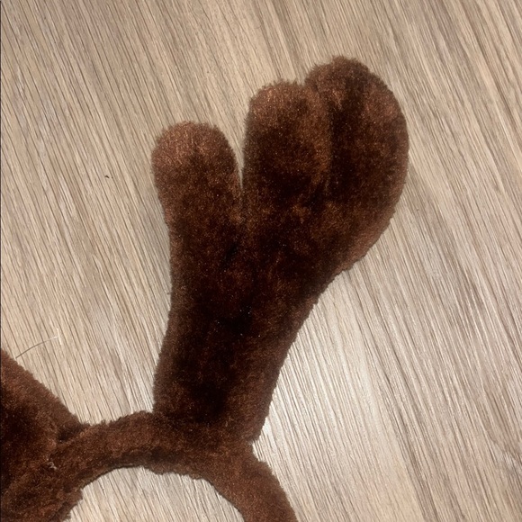 Brown Reindeer Antler Headband - Picture 3 of 5